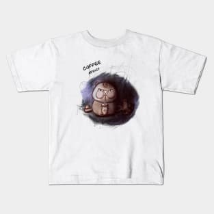 Coffee cat Kids T-Shirt